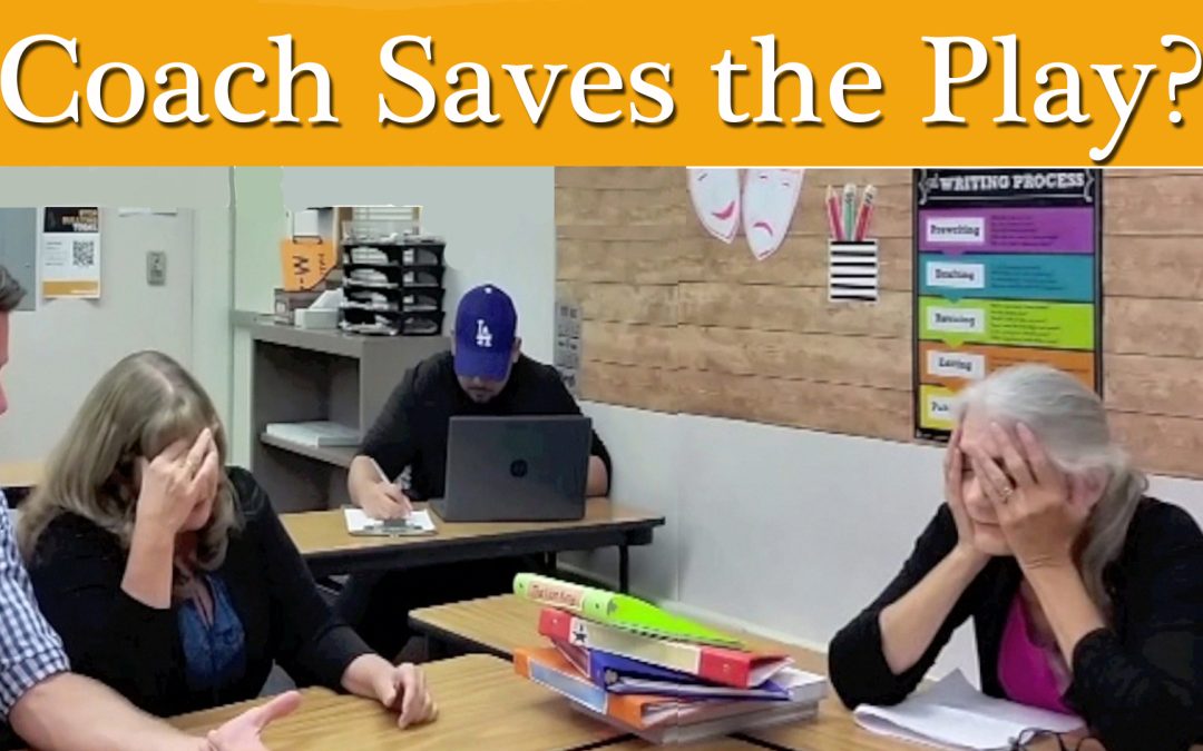 Blog #7 – Coach Saves the Play
